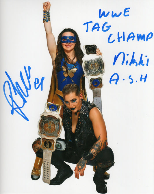 Rhea Ripley & Nikki A.S.H WWE Signed Photo