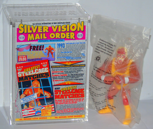 Mailaway Hulk Hogan WWF Hasbro UK Silver Vision Exclusive Figure
