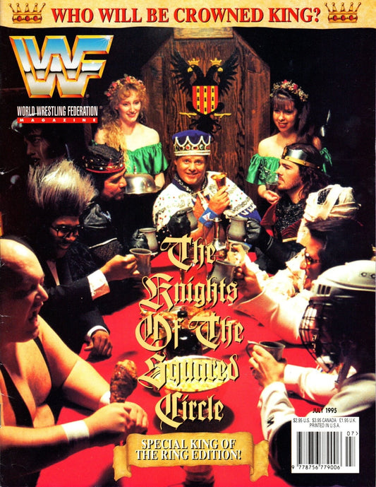 WWF Magazine July 1995 w/Poster