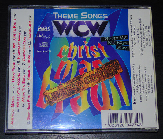 WCW Wrestling Christmas Brawl Theme Songs Rare CD