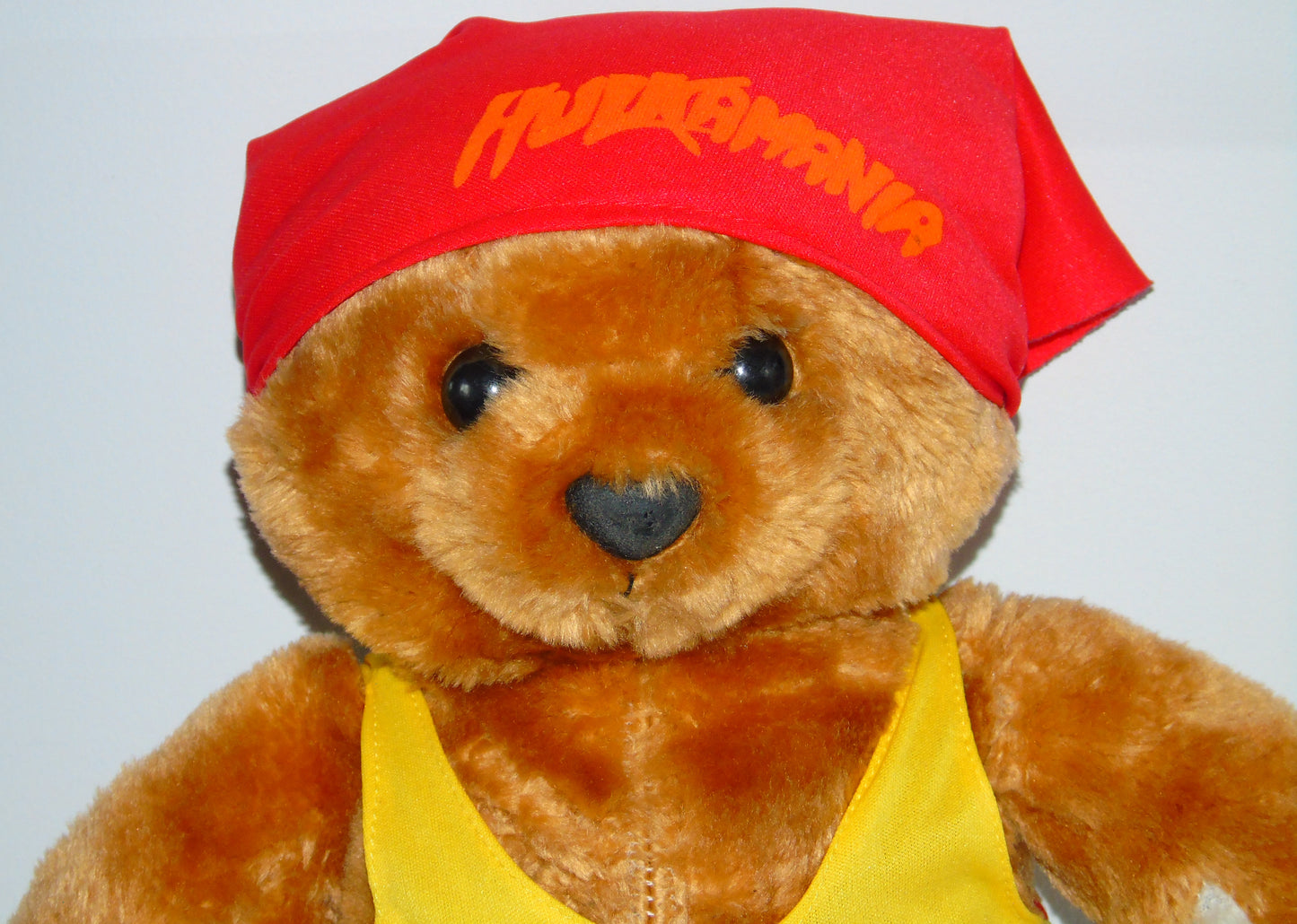 WWF Hulk Hogan Hulkamania Vintage 1991 Workout Bear