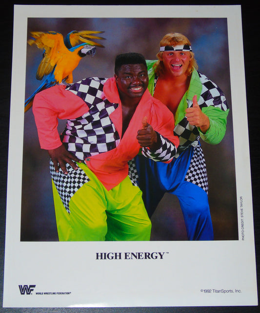 HIGH ENERGY KOKO B WARE & OWEN HART WWF WWE WRESTLING RARE FAN CLUB EXCLUSIVE PROMO PHOTO - RRP £149.99