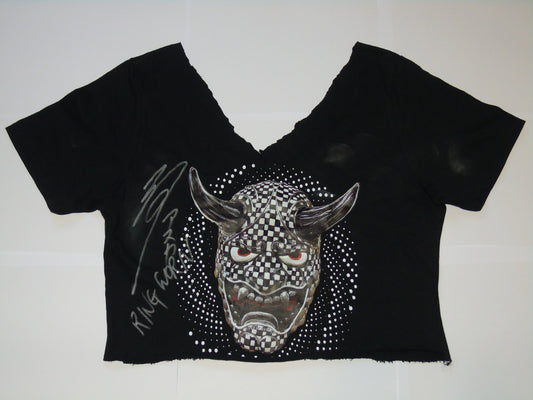 Asuka Ring Worn & Signed WWE Wrestling T-Shirt
