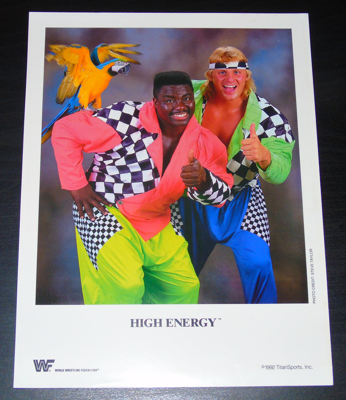 HIGH ENERGY KOKO B WARE & OWEN HART WWF WWE WRESTLING RARE FAN CLUB EXCLUSIVE PROMO PHOTO - RRP £149.99