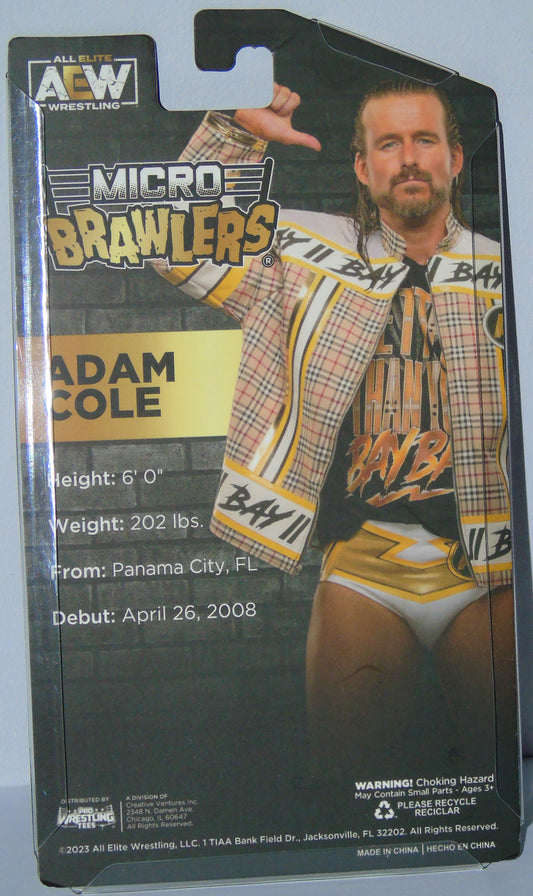 Adam Cole Chase Limited Edition AEW Micro Brawlers Figure