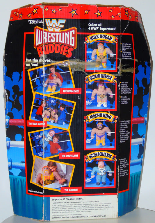 The Ultimate Warrior Rare WWF Wrestling Tonka Buddies Plush Soft Toy