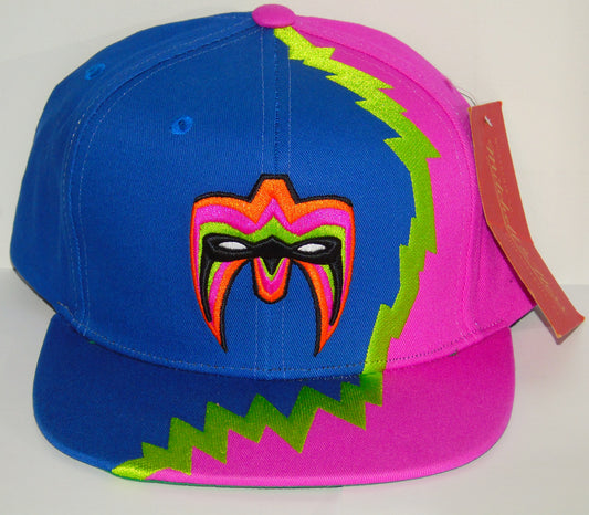 The Ultimate Warrior WWE Snapback Cap Mitchell & Ness USA New With Tags
