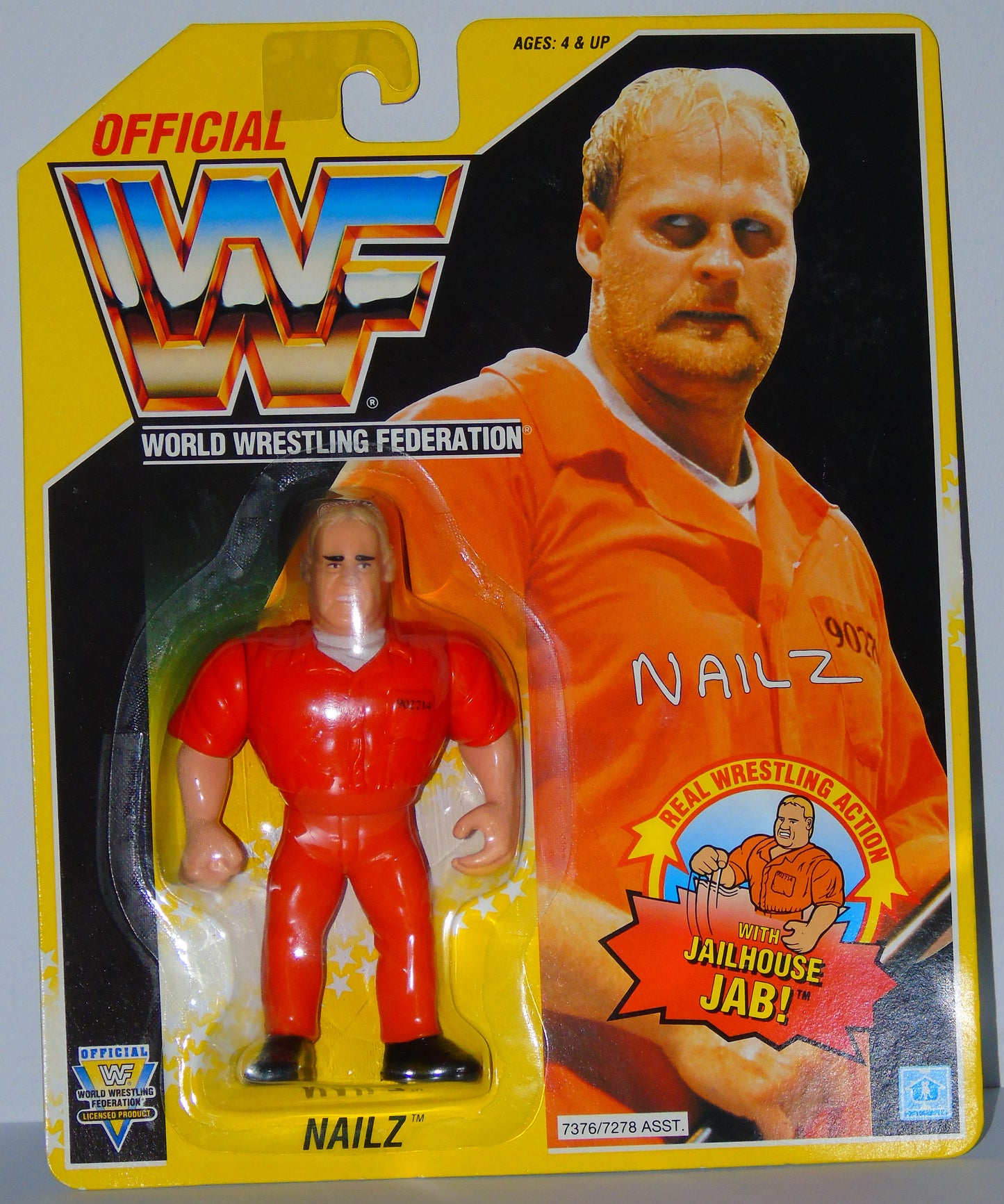 WWF WRESTLING NAILZ HASBRO SERIES 7 ACTION FIGURE