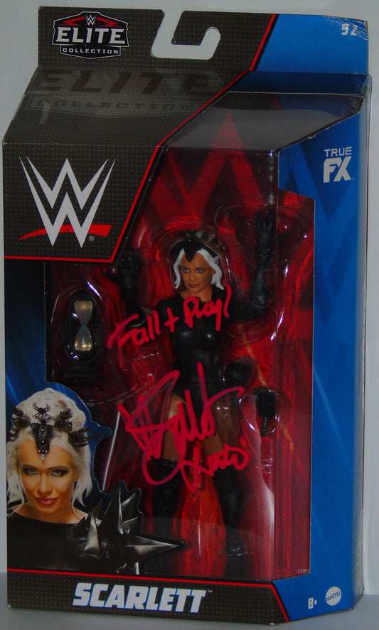 Scarlett WWE Mattel Elite Signed Figure