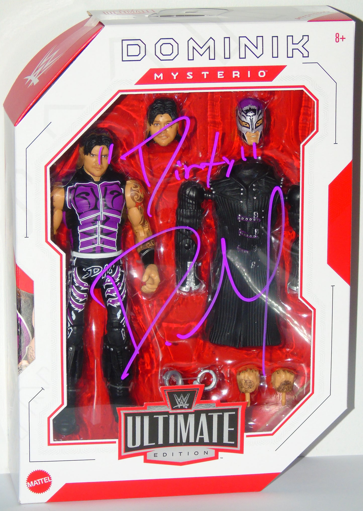 DIRTY DOMINIK MYSTERIO SIGNED WWE MATTEL ULTIMATE EDITION FIGURE