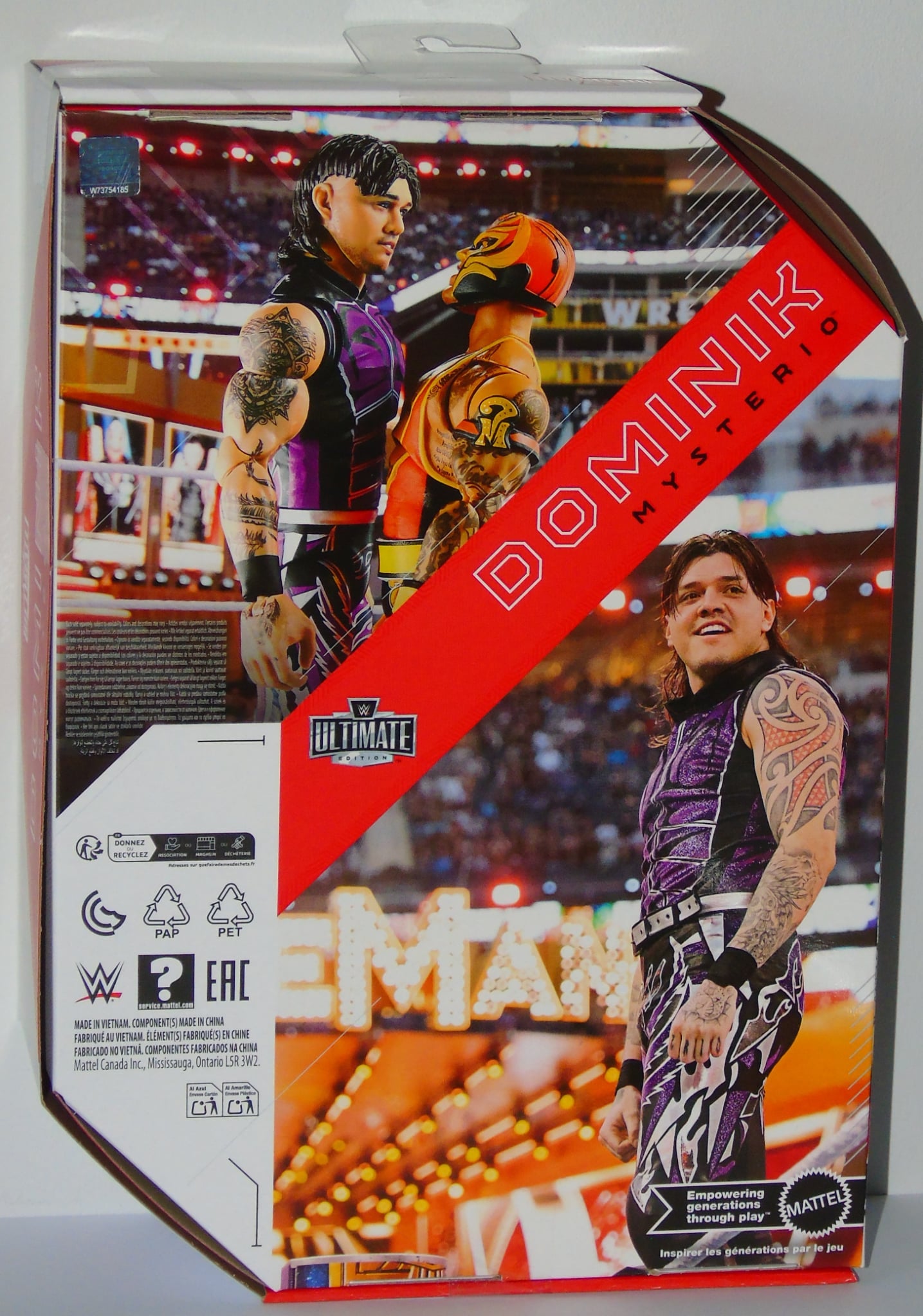 DIRTY DOMINIK MYSTERIO SIGNED WWE MATTEL ULTIMATE EDITION FIGURE