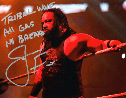 Jacob Fatu Signed WWE Photo