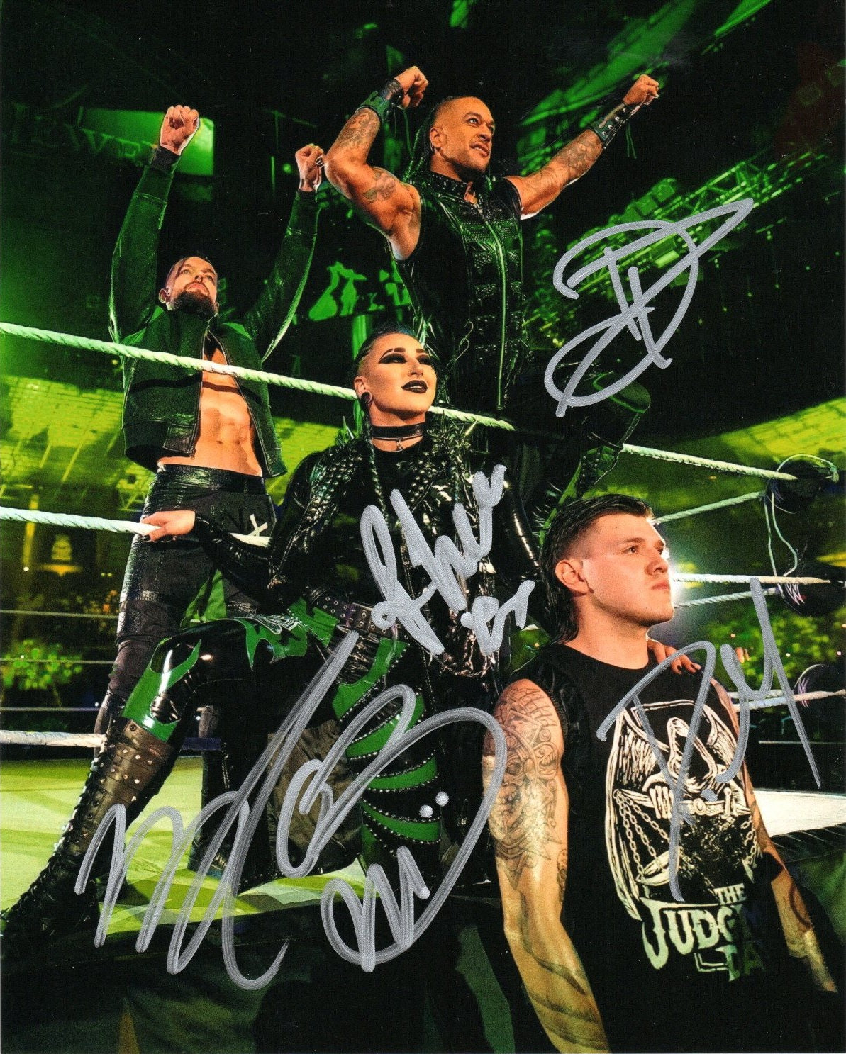 The Judgment Day Multi Signed WWE Photo