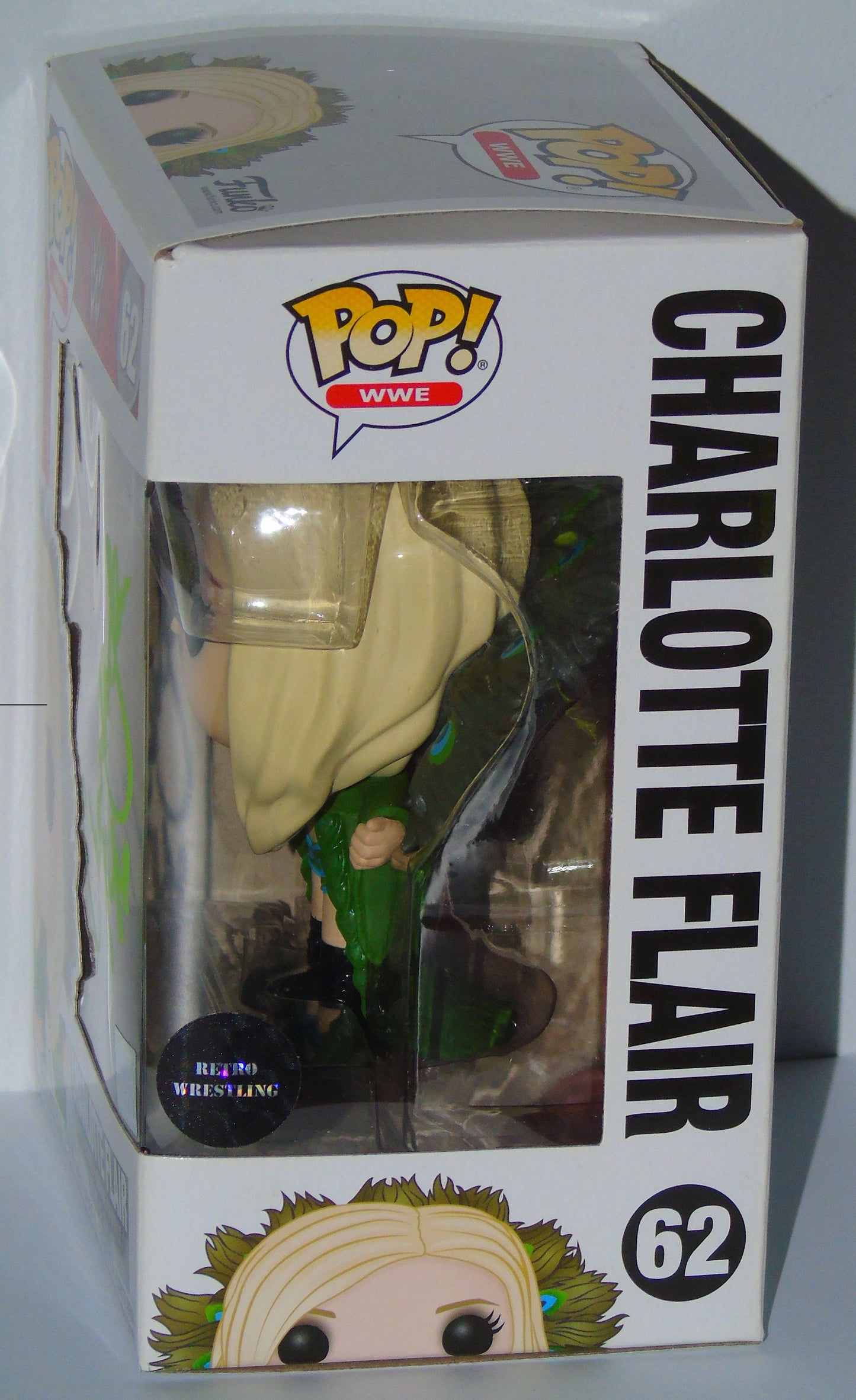 Charlotte Flair Signed WWE Funko Pop! Vinyl Figure