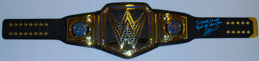 AJ Styles Signed WWE Replica Title Belt