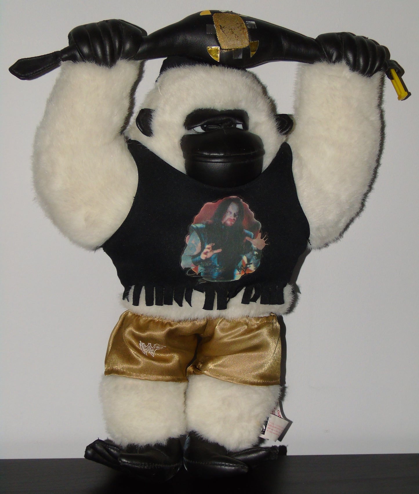 WWF The Undertaker Vintage 1990's Plush Gorilla Bear Soft Toy