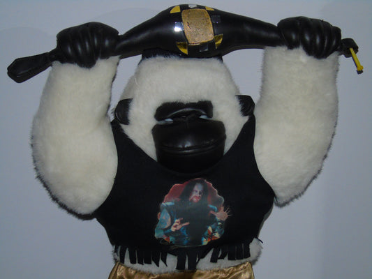 WWF The Undertaker Vintage 1990's Plush Gorilla Bear Soft Toy