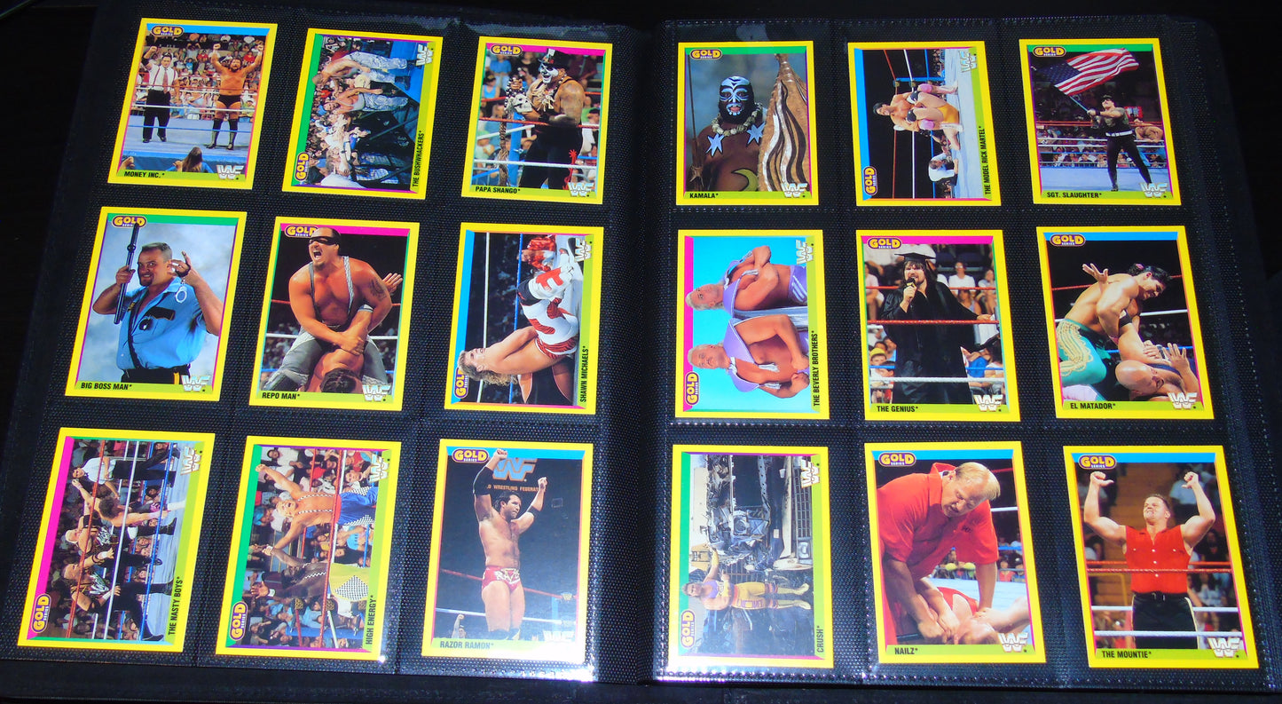 WWF WRESTLING SUMMERSLAM PART 2 MERLIN GOLD SERIES 1992 TRADING CARD COMPLETE SET