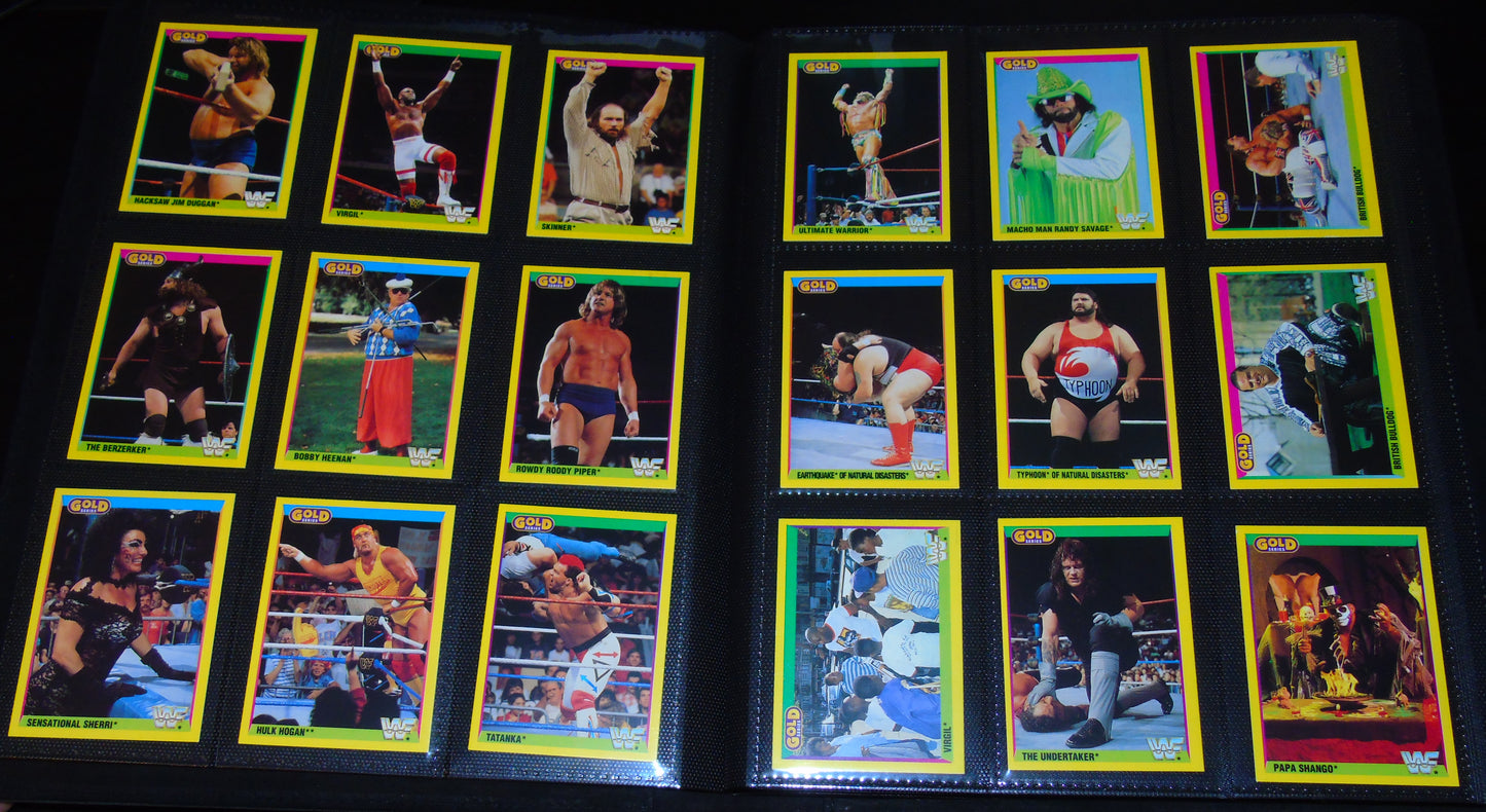 WWF WRESTLING SUMMERSLAM PART 2 MERLIN GOLD SERIES 1992 TRADING CARD COMPLETE SET