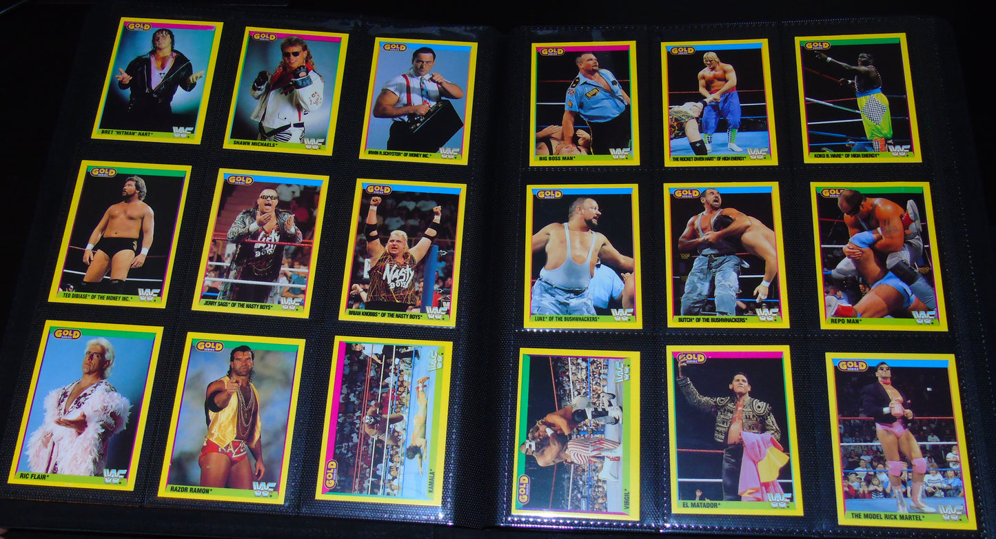 WWF WRESTLING SUMMERSLAM PART 2 MERLIN GOLD SERIES 1992 TRADING CARD COMPLETE SET