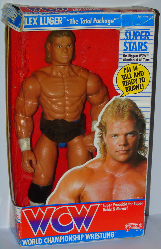 The Total Package Lex Luger WCW Galoob 14" Boxed Wrestling Figure