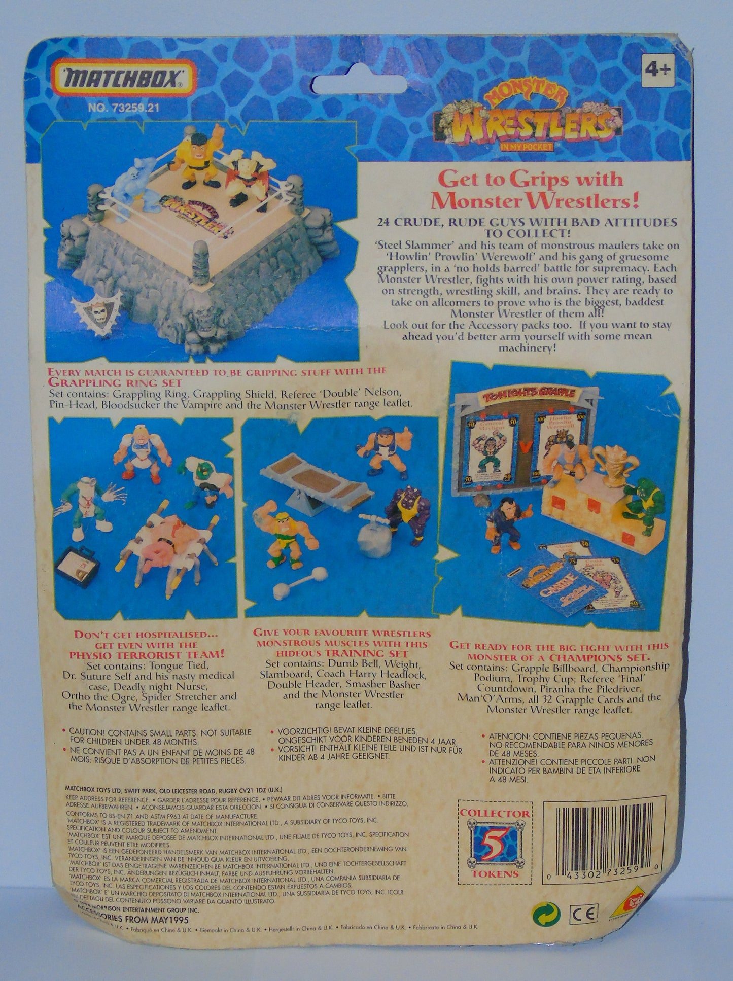Matchbox Monster Wrestlers In My Pocket Special Figure Set