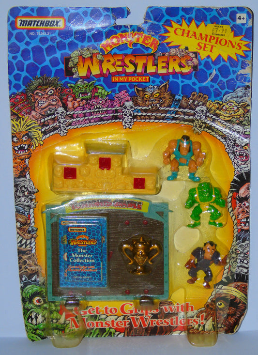 Matchbox Monster Wrestlers In My Pocket Champions Figure Set