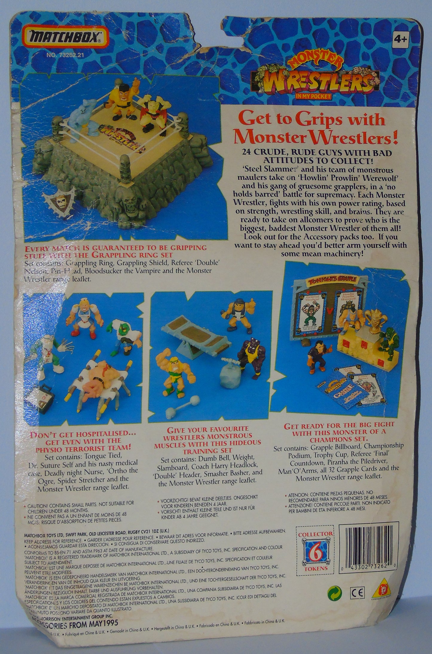 Matchbox Monster Wrestlers In My Pocket Champions Figure Set