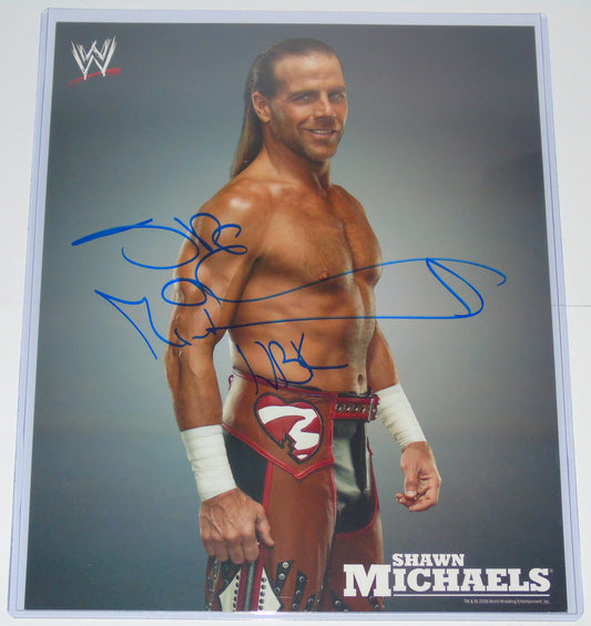 Shawn Michaels WWE Signed Promo Photo