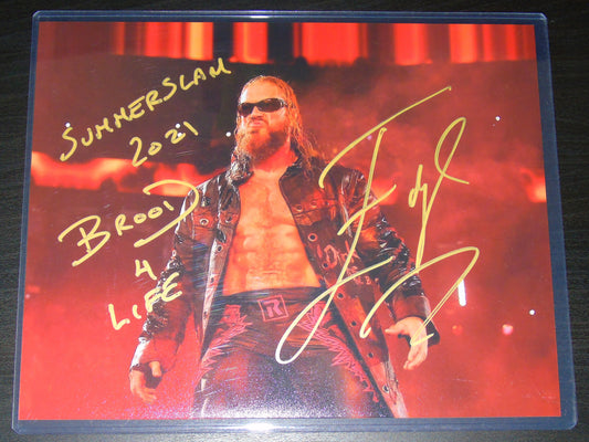 Edge Signed WWE Wrestling Summerslam Photo