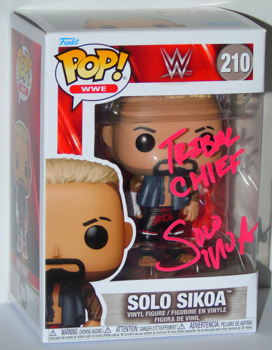 Solo Sikoa Signed Funko WWE Wrestling Pop! Vinyl Figure