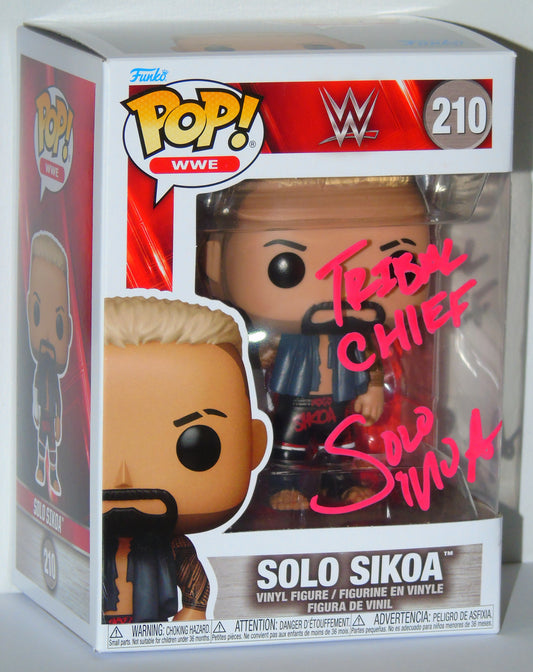 SOLO SIKOA SIGNED WWE WRESTLING FUNKO POP! VINYL FIGURE