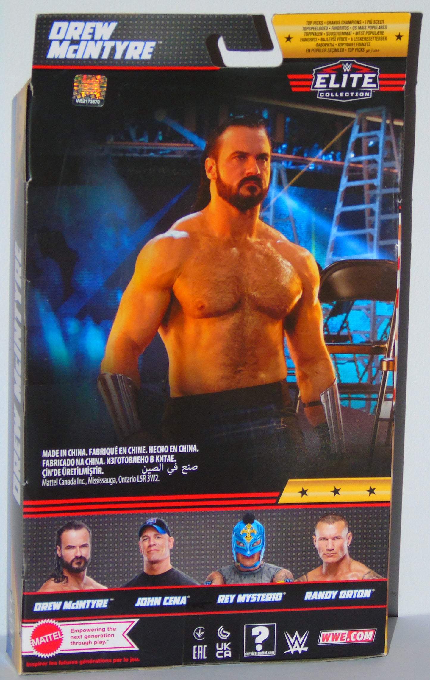 Drew McIntyre WWE Mattel Elite Top Picks Grands Champions Series Figure