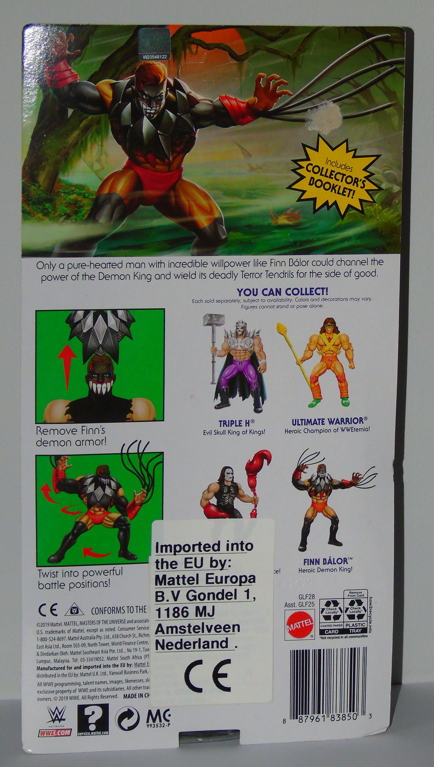 The Demon King Finn Balor Mattel WWE MOTU Masters Of The Universe Signed Figure