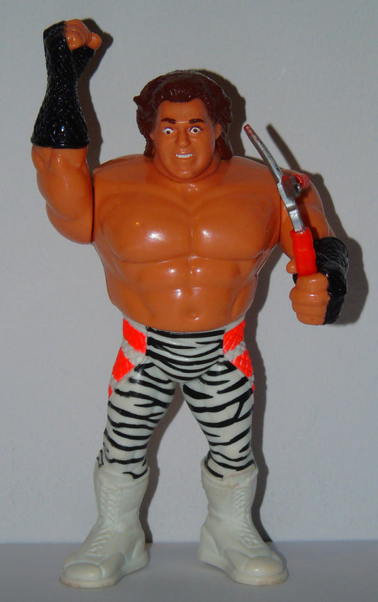 WWF Wrestling Brutus The Barber Beefcake Hasbro Series 3 Action Figure With Shears