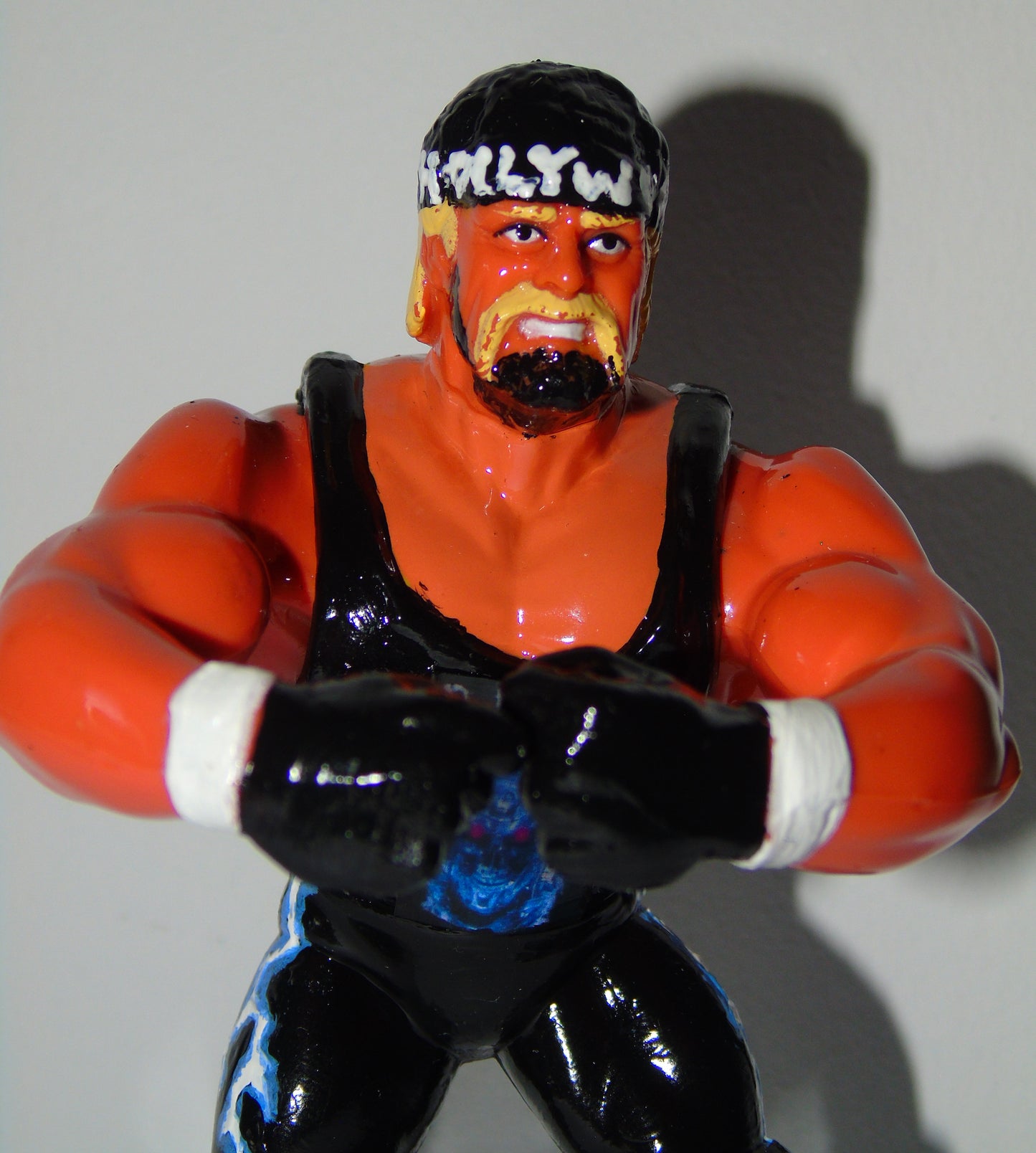 WCW nWo HULK HOGAN CUSTOM HASBRO FIGURE FROM HOG WILD 1996 FIRST TITLE WIN