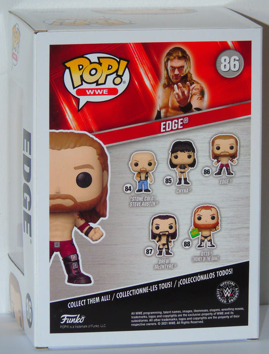 Edge WWE Funko Pop! Vinyl Signed Figure