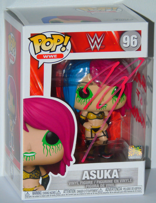 Asuka WWE Funko Pop! Vinyl Signed Figure With Inscription
