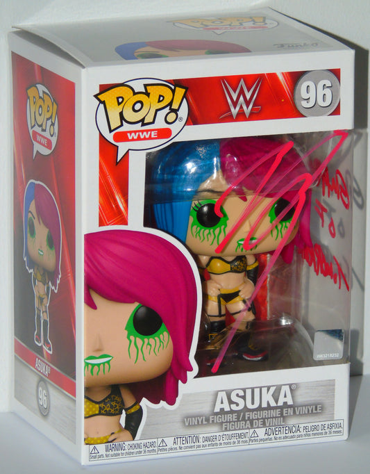 Asuka WWE Funko Pop! Vinyl Signed Figure With Inscription
