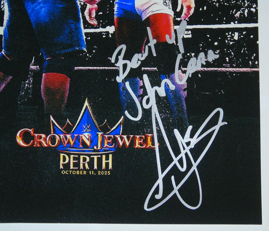 AJ Styles Signed WWE Poster