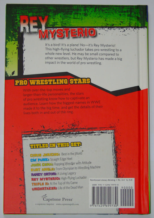 Rey Mysterio High Flying Luchador Hardback Book PWI