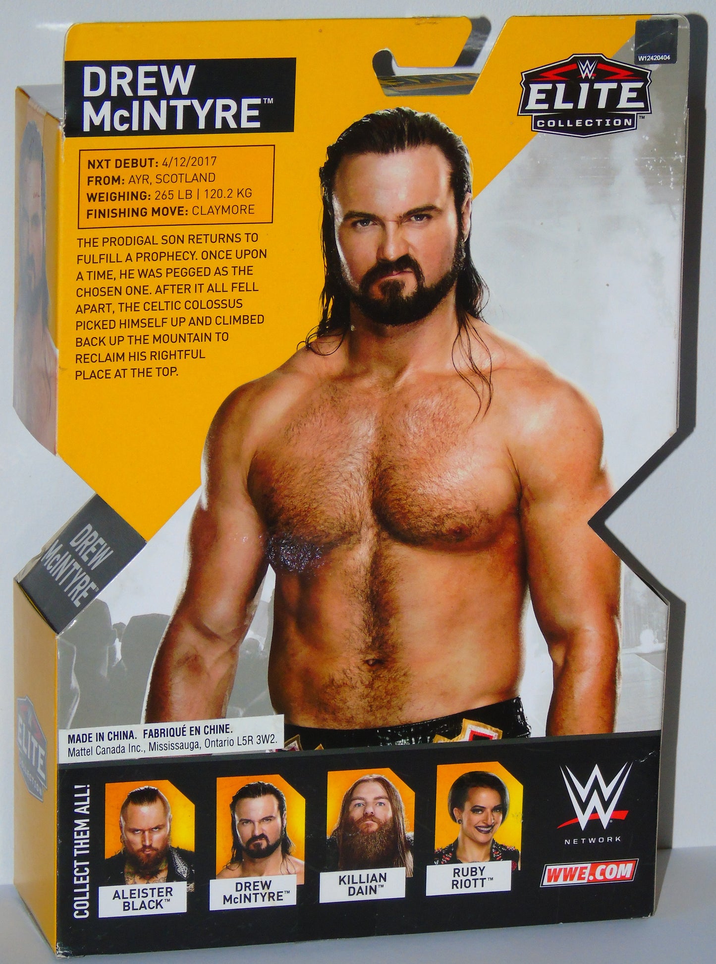 Drew McIntyre Signed NXT WWE Mattel Elite Series Figure