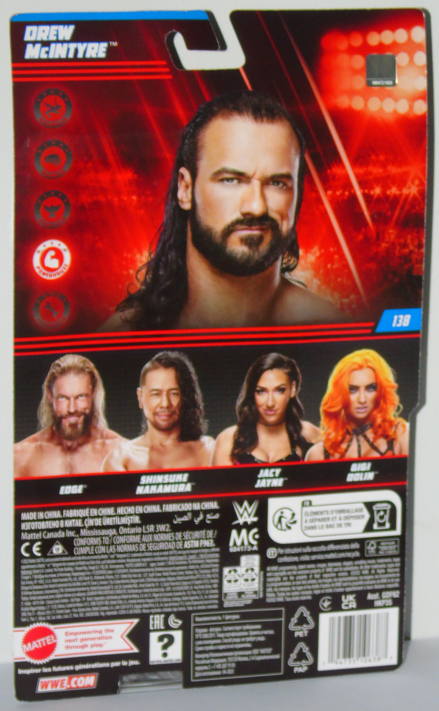 Drew McIntyre WWE Mattel Basic Series 138 Figure