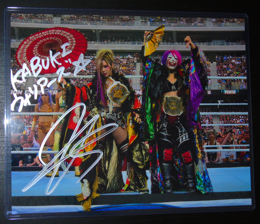 Kairi Sane Signed WWE Kabuki Warriors Photo