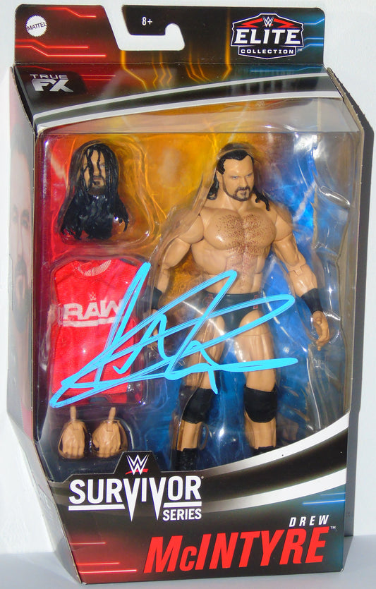 Drew McIntyre WWE Wrestling Mattel Elite Survivor Series Signed Figure