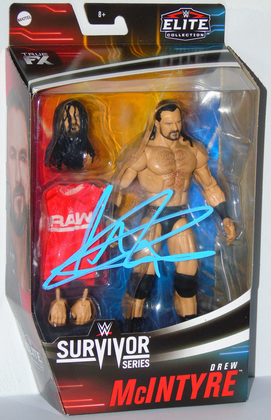 Drew McIntyre WWE Wrestling Mattel Elite Survivor Series Signed Figure