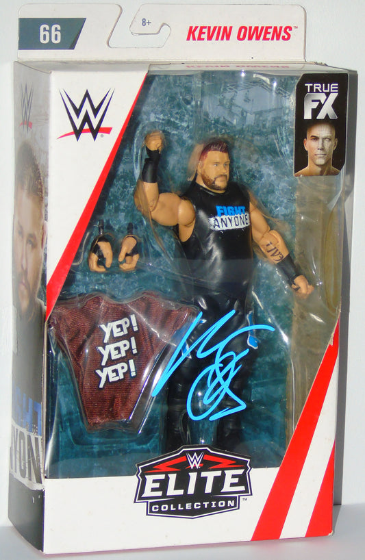 Kevin Owens WWE Wrestling Mattel Elite Series 66 Signed Figure