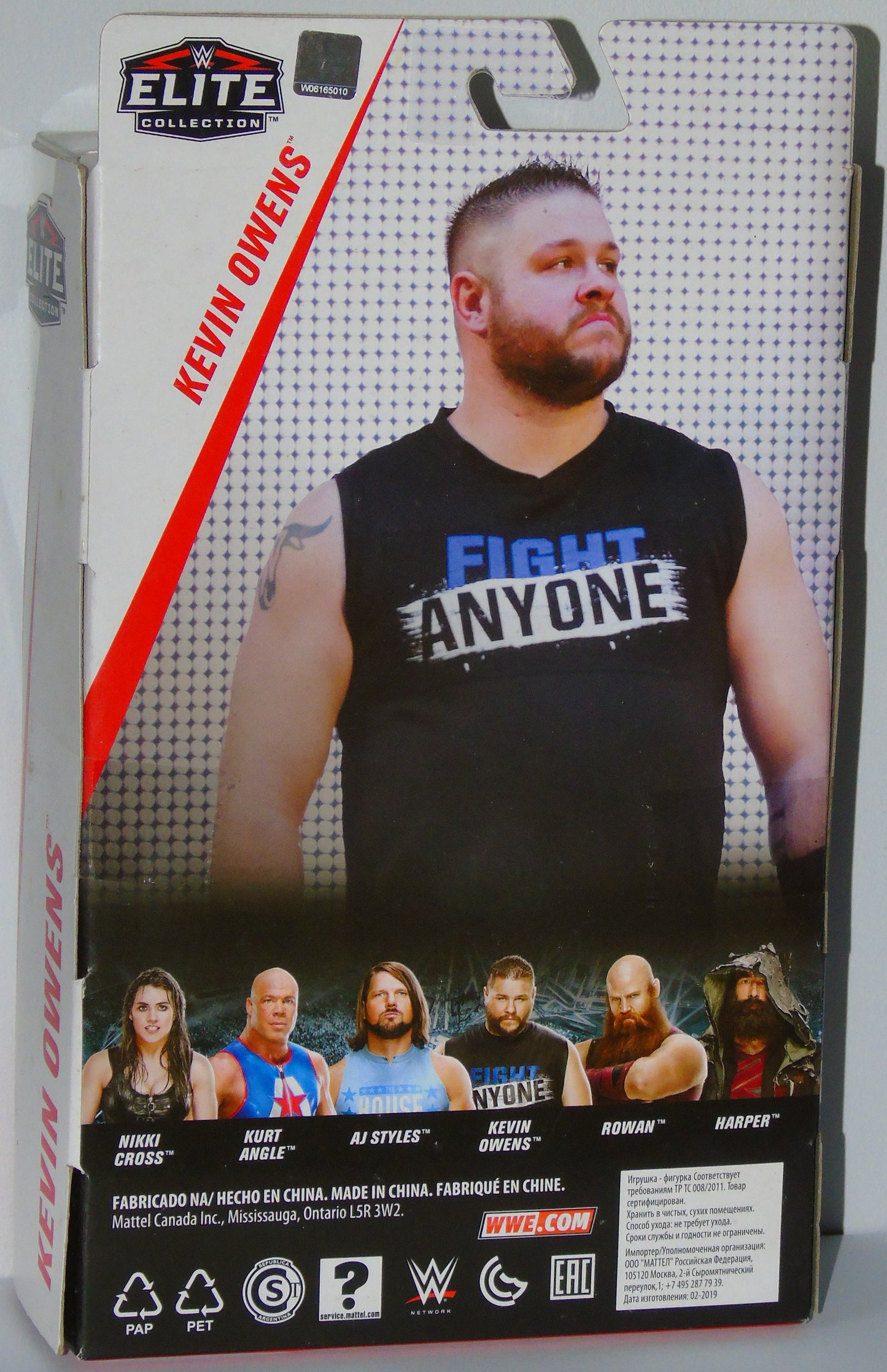 Kevin Owens WWE Wrestling Mattel Elite Series 66 Signed Figure