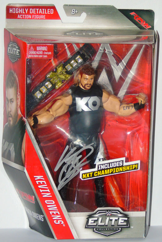 Kevin Owens WWE NXT Wrestling Mattel Elite Raw Series Signed Figure