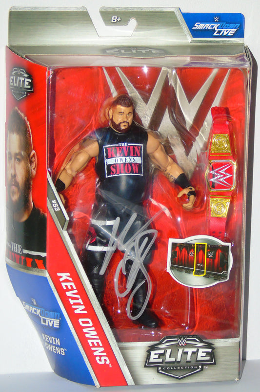 Kevin Owens WWE Wrestling Mattel Elite Smackdown Series Signed Figure
